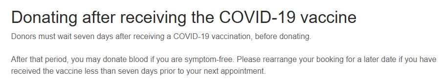 Link to NHS Blood Donation website