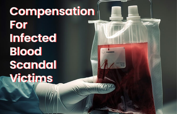 compensation for blood scandal victims