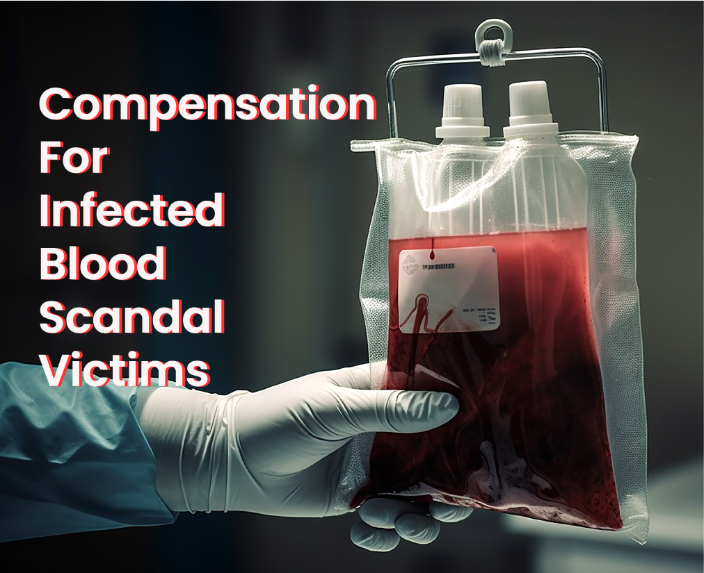 compensation for blood scandal victims